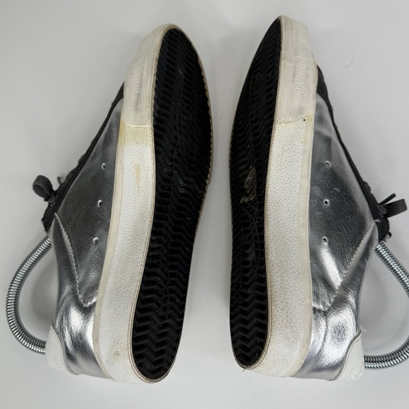 Vintage Havana Silver Black Sneakers Women Size 7 - Picture 7 of 10